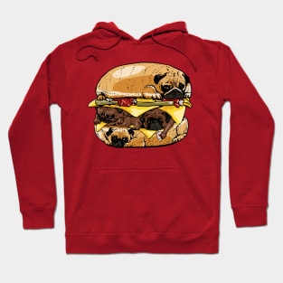 Pugs Burger Hoodie